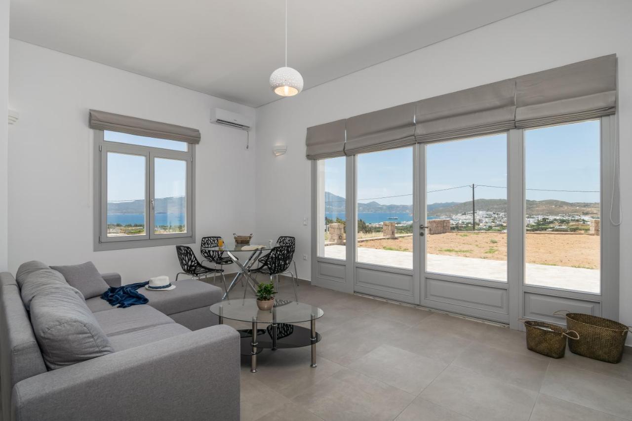 Sea, Sunset & Garden View Parasporos Houses, Milos Adamantas  Bagian luar foto