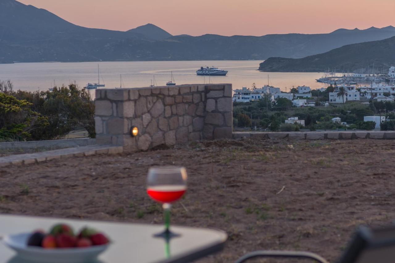 Sea, Sunset & Garden View Parasporos Houses, Milos Adamantas  Bagian luar foto