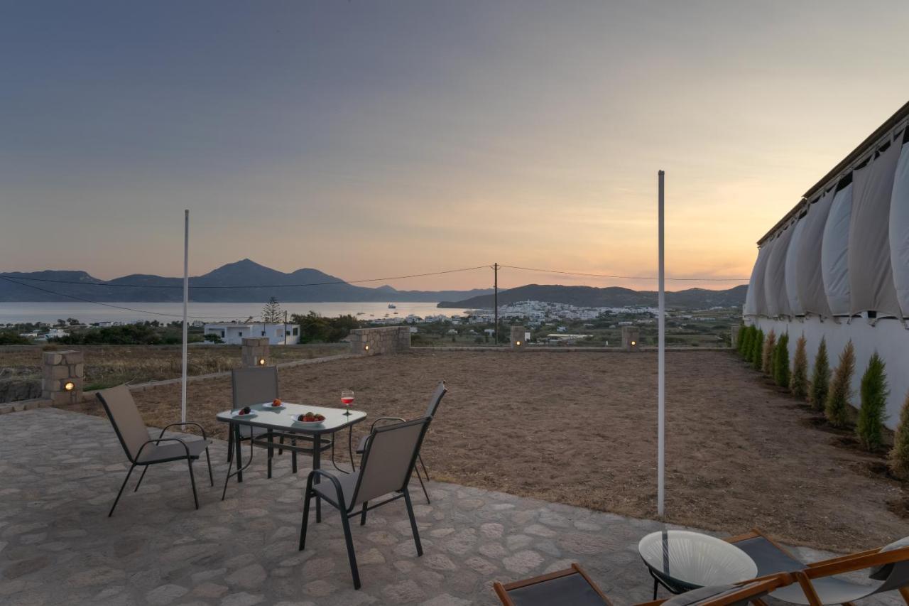 Sea, Sunset & Garden View Parasporos Houses, Milos Adamantas  Bagian luar foto